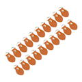 Miniatyrbild 2 av 10: 20 set läder D-ringar för handväska Äkta läder D-ringar Handväsktillverkningstillbehör för läder Crossbody-väska Hantverk Claybank