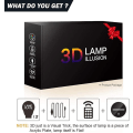 Miniatyrbillede 7 af 7: USB 3D LED Natlampe My Hero Academia SHOUTA AIZAWA 16 Farve Touch-Knap Dekoration Optisk Bord Natlys Belysning Skrivebordslampe