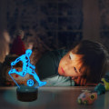 Miniatyrbillede 6 af 8: Fodbold Natlys, 3D Optisk Illusion Lampe til Fodboldfan