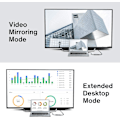Miniatyrbillede 3 af 5: Mini DisplayPort til HDMI-adapter, Mini DP (Thunderbolt) til HDMI-adapter, guldbelagt flettet, kompatibel med MacBook Air/Pro, Microsoft Surface Pro/Do