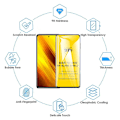 Miniatyrbild 3 av 5: 9D härdat glas för Xiaomi Poco X3 NFC skärmskydd