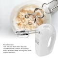 Miniatyrbillede 2 af 5: Elektrisk håndmixer 300W 5 hastigheder skål hvile sikker multidirektionel elektrisk piskeris med 4 piskeris til køkken EU-stik 220V