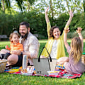 Miniatyrbillede 7 af 7: Frokostpose til kvinder og mænd, genanvendelig frokostpose, frokostboks, stor kapacitet, lækagesikre frokostposer med frontlomme til arbejde, kontor, picnic eller rejse ( Light Gray