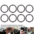 Miniatyrbilde 4 av 5: 50 stk metallringer 15x3mm jernmateriale robust holdbar multifunksjonell utsøkt O-ringer metall Gray