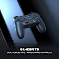 Miniatyrbillede 8 af 9: T3 Trådløs Gaming Controller, PC Controller til Windows 7/8/10/11, Android, Gamepad Joystick med Turbo og Dobbelt Vibration, Gaming Controller til An GaneSir T3