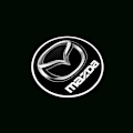 Miniatyrbillede 1 af 5: 2 pakker er velegnet til Mazda MAZAD velkomstlys 04-15 Mazda 6 specielt modificeret dørlaserprojektionslys