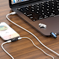 Miniatyrbild 4 av 5: hoco. LS31 Dubbel Lightning Digital Audio Konverter för iPhone