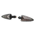 Pikkukuva 7 / 11: 2 kpl 12V Moottoripyörän Vilkut Valot Amber Keltainen Led-Indikaattorit K02 G310GS K03 G310R K50 R1200GS R1250GS