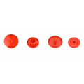Miniatyrbilde 10 av 10: Festeklips tang knapp T-5 plast harpiks trykknapp stud klut bleie