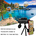 Miniatyrbild 3 av 7: 80X100 Monokulär Teleskop - med Smartphone Stativ & Stativ,