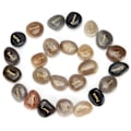 Pikkukuva 10 / 10: Pebbles Natural Polished Lettering Stones Small Decorative Ornamental River Rocks for Meditation Divination