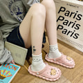Miniatyrbild 3 av 4: Badtofflor Tjocka Sommarslippers Pool Gym Hus