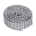 Miniatyrbilde 7 av 10: Plast Rhinestones 4 Rader Mesh Klær Sko Vesker Dekorasjon Bånd med Lim