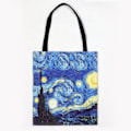 Miniatyrbillede 1 af 6: AVEKI Canvas Tote taske, Dame Casual Skuldertaske Håndtaske, Genanvendelig Multipurpose Heavy Duty Shopping Grocery Bomuldspose til Udendørs, Himmel