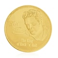 Miniatyrbilde 1 av 5: Elvis mønster samleobjekt metallmynt minnemynt suvenir kunstkolleksjon (gull)