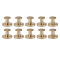 Miniatyrbilde 1 av 6: 10 sett bokbinderskrue, enkel å binde, demontere, robust DIY-bokbinderskruer for skinnhåndverk, 13x18mm