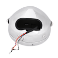 Miniatyrbilde 7 av 11: 6,5 tommers motorsykkel 12V LED pære frontlykt hodelykt universell sølv