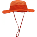 Miniatyrbild 2 av 7: Hatt för män Solhatt UPF 50+ Bred Brätte Bucket Hat Vindtät Fiske Orange