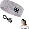 Pikkukuva 1 / 7: Langattomat unimakuulokkeet, Bluetooth-urheilupäännauha-kuulokkeet erittäin ohuilla HD-stereokaiuttimilla, täydelliset nukkumiseen, treenaamiseen, juoksuun, joogaan, unettomuuteen White