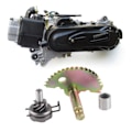 Miniatyrbilde 10 av 11: Profesjonelt Moped Kick Start Gear Metall Startmotor Gear Erstatning for GY6 50/60/80