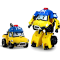Miniatyrbillede 1 af 8: Transformer Robot, Bucky 4\" Transformerbar Legetøjsfigur Køretøjer, Bjergredning Bil Nødhjælps Legesæt, Julegave Fødselsdagsgave til Børn Bucky