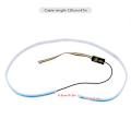 Miniatyrbilde 10 av 11: 47 tommers 12V Universal RGB Flytende LED Bil Bakluke Bakluke Stripe Lys Brems Kjøring Svingsignal