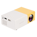 Pikkukuva 3 / 10: Miniprojektori 1080p Diffuusiheijastuskuvantaminen Tukee 23 kieltä HD-projektori Kaiuttimilla Keltainen 100-240V EU-pistoke