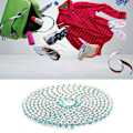 Miniatyrbillede 2 af 10: 2,8 mm DIY Diamant Mesh Wrap Rulle Blanke Krystal Rhinestones Bånd Dekoration (Sø Blå)