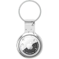 Pikkukuva 1 / 6: Airtag-pidike, yhteensopiva Apple AirTagien kanssa, vedenpitävä ja pölytiivis ja törmäyssuojattu Airtag-kuori, avaimenperä, jossa on monivärinen läpinäkyvä pehmeä TPU-materiaali 01White