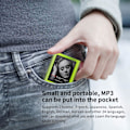 Pikkukuva 3 / 5: MP3/MP4-kannettava soitin, 1,8 tuuman LCD-näyttö, tukee enintään 64 Gt, vihreä