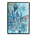 Miniatyrbillede 2 af 10: 5D Diamantmaleri Notebook Broderi Dagbog Bog 50 Sider Sommerfugl & Blomstermønster DIY Diamantkunst Gaver