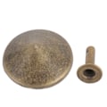 Miniatyrbild 5 av 10: 100 st svampnitar multifunktionella dubbellock svampnitar för bälten väskor hattar skor lädernyckelringar kläder brons