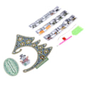 Miniatyrbild 2 av 10: Rhinestone-målning prydnad färg julgran form dekoration DIY-tillbehör konstset