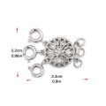 Miniatyrbild 4 av 5: Multi Strands Clasps Layering Halsband Clasp Separator För S