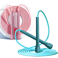 Miniatyrbillede 1 af 9: Børnehoppetov - Speed Jump Rope til børn 8-12, letvægts, tangle-fri, justerbar, perfekt til småbørn, voksne begyndere, hoppetov til fitness, forbedre Blue Pink