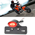 Miniatyrbillede 5 af 9: Motorcykel Baglygte Universal Retro LED Brems Lygte Nummerplade Lys Indikatorlys