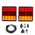 Miniatyrbilde 1 av 11: 22LED Baklykt Nummerplate Lampe Høy Lysstyrke IP67 Vanntett for Lastebiler Tilhenger Lorry