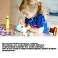 Miniatyrbillede 3 af 6: Små trætal DIY Lav farverige træ 0 til 9 blandede tal i alt 4 poser 400 stk til børn til DIY-håndværk