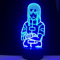 Miniatyrbild 3 av 7: Coola saker för sovrum Naruto Stuff 3D visuell lampa touch L