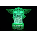 Miniatyrbild 3 av 8: 3D Illusion Star-Wars Nattlampa 16 Färgförändrande Nig