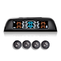 Miniatyrbillede 5 af 11: USB Opladning Solcelledrevet Bil TPMS Trådløst Dæktryk HD Digital Display Automatisk Alarm Værktøj