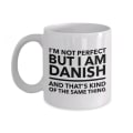 Miniatyrbillede 2 af 2: Jeg er ikke perfekt kaffekrus Morgenmads krus Sjov kaffekrus 11 ounce Inspiration