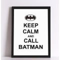 Miniatyrbillede 3 af 5: Sort og hvid Superman Wall Art Canvas Print Poster, Simple Fashion Sort og