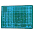 Miniatyrbild 1 av 9: A4 rutnät PVC skärmatta Självläkande papper Lädertyg Skärbräda (Grön)