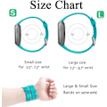 Pikkukuva 6 / 6: Älykellon ranneke sopii Fitbit versa älykellolle, versa 2 ja versa Lite se -kelloille naisille ja miehille (Turkoosi-S)