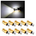Miniatyrbillede 4 af 9: 10 stk T10 3014 38SMD LED Bil Dekodning Canbus Pære Fejlfri Bredde Lampe Nummerpladelys