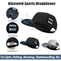 Pikkukuva 4 / 6: Bluetooth-pipo, Bluetooth-pipo, Bluetooth-pipo miehille, Trendikäs älypipo, Miesten baseball-lippis Black