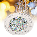 Miniatyrbilde 5 av 8: 1000 stk 8mm Rhinestone Sølvbelagt Bunn Akryl Diamant for Bryllup DIY Negl Skjønnhetsdekorasjon AB Fargerik