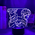 Miniatyrbild 2 av 7: 3D Illusion Jujutsu Kaisen LED Anime Lampa 16 Färger Ändra R