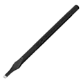 Miniatyrbillede 2 af 9: Læder Slot Punch Sort Stål Læder Fin Poleret Flad Spids Hul Puncher3mm